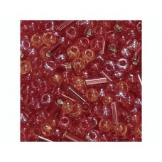 Rocaille bohème 2,5mm 20g rouge