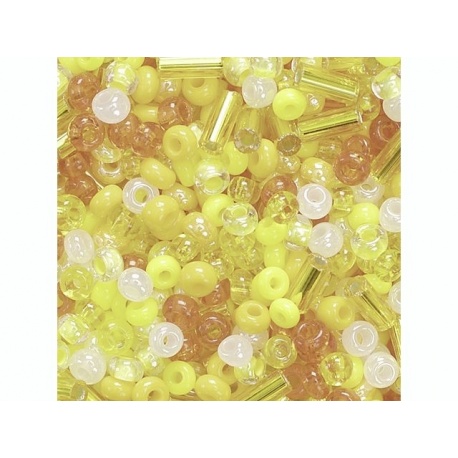 Rocaille bohème 2,5mm 20g jau