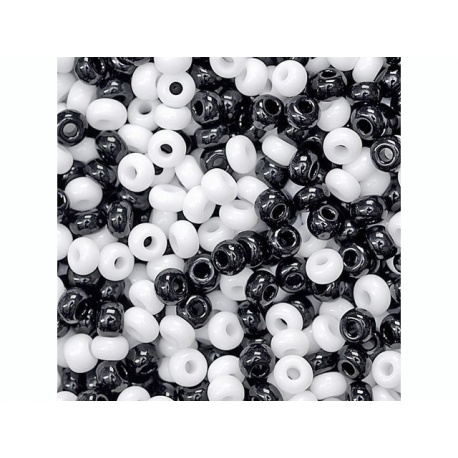 Rocaille bohème 2,5mm 20g noi/bla