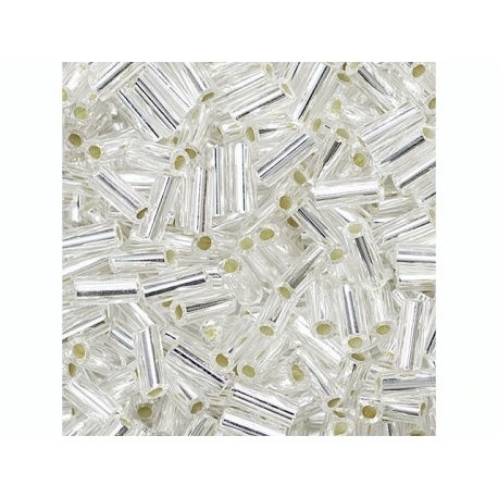 Rocaille bohème 5x2mm 10g arg perl.