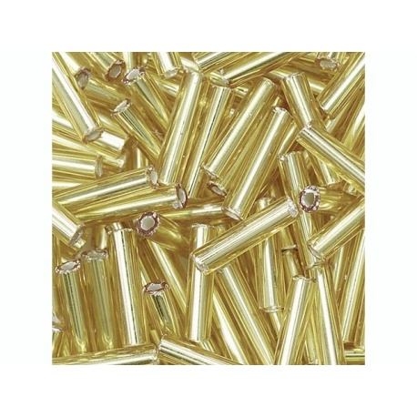 Rocaille bohème 9x2mm 10g or