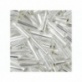 Rocaille bohème 9x2mm 10g arg perl.