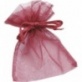 Petit sac organza 13x10cm rouge f.