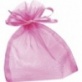 Petit sac organza 13x10cm fuchsia