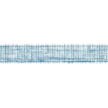 Ruban de jute 50mm x 40m turquoise