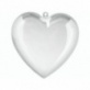 Coeur acryl. divis. 14cm