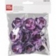 Bouton de renoncule lilas fil fer 9pces