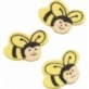 Abeille bois 2,5cm 15pc