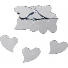 Déco miroir Coeur 3cm 12pc