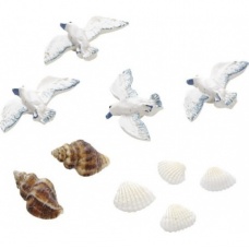 Déco maritime Mouette 10pc