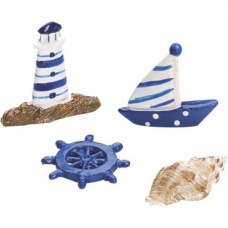 Déco maritime.1,5-3cm 4pc