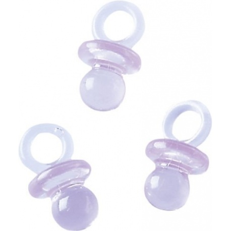 Tétine 2cm rose 5pc