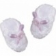 Chaussons bébé 3cm rose