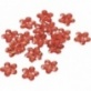 Fleur miroir 1,2cm rouge 120pc