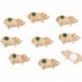 Cochon porte-bonheur 2cm 8pc